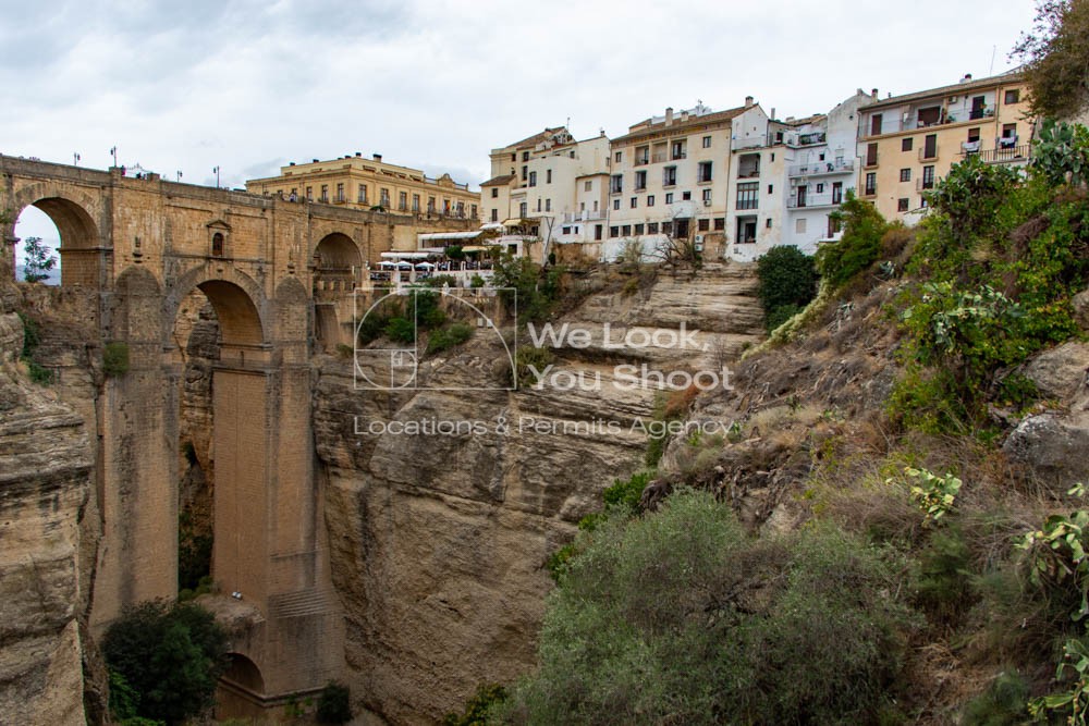 piedra, jardines, vistas, frutales, ronda