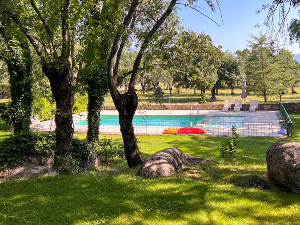 Piscina en el bosque