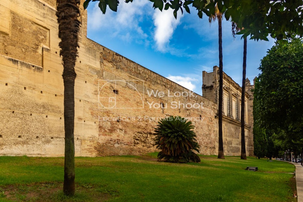 Murallas del Alcazar desde la Alameda Vieja