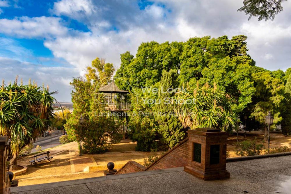 Jardines de la Alameda Vieja junto al Alcazar