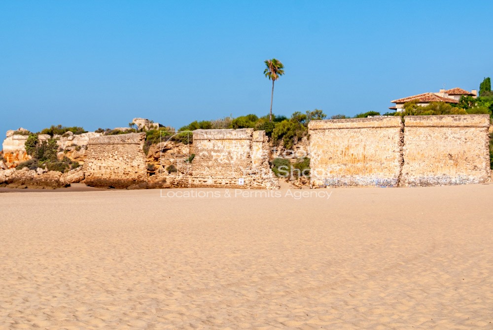 Puerto, Sherry, Muralla, Arena, dorada, fina, rocas