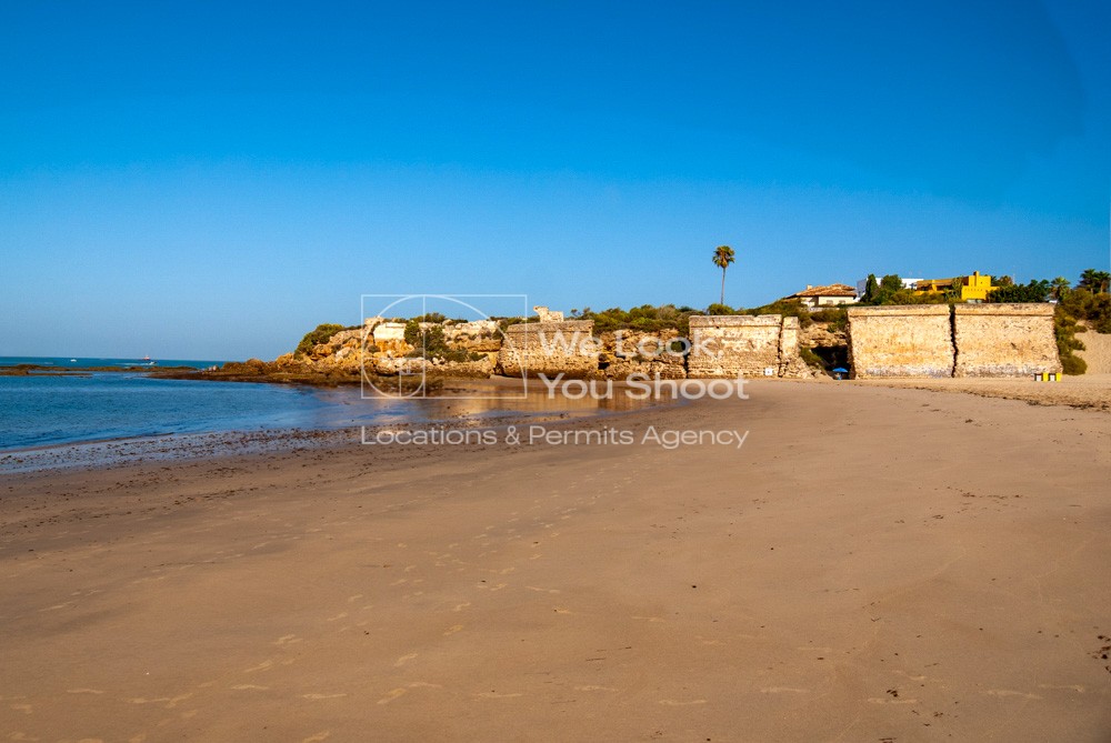 Puerto, Sherry, Muralla, Arena, dorada, fina, rocas