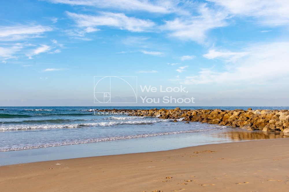 Espigón en la playa de Santa Maria del Mar